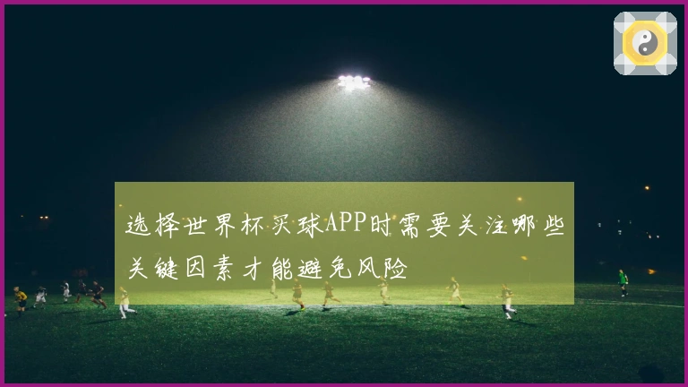 选择世界杯买球APP时需要关注哪些关键因素才能避免风险