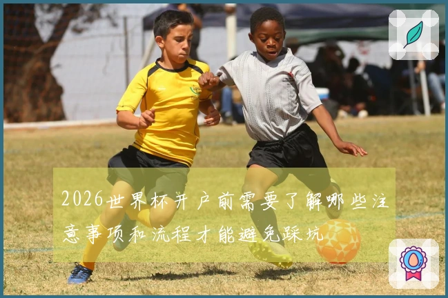 2026世界杯开户前需要了解哪些注意事项和流程才能避免踩坑