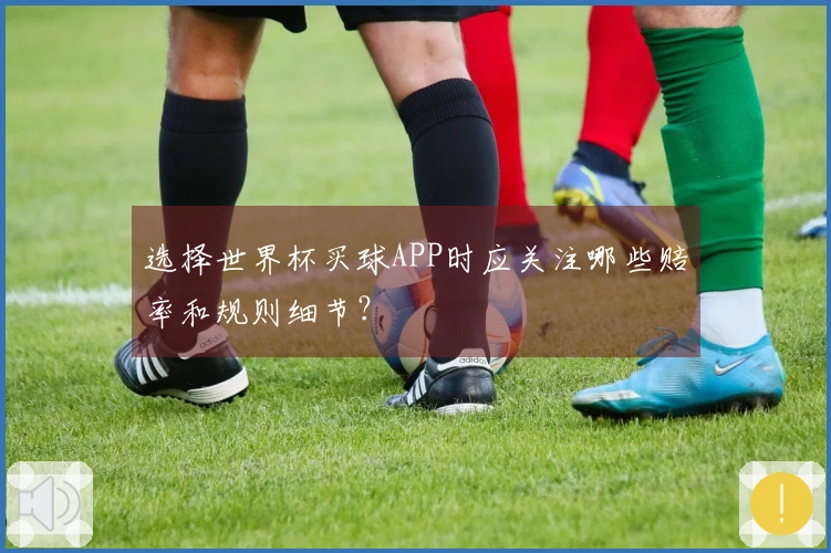 选择世界杯买球APP时应关注哪些赔率和规则细节？